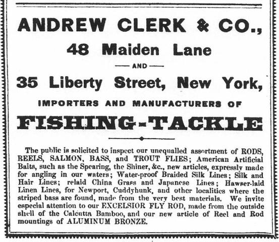 A Clerk & Co Fishing Reels A Clerk & Co Fishing Reels