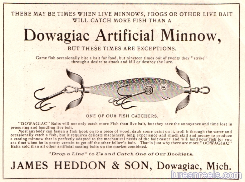James Heddon's Sons lures