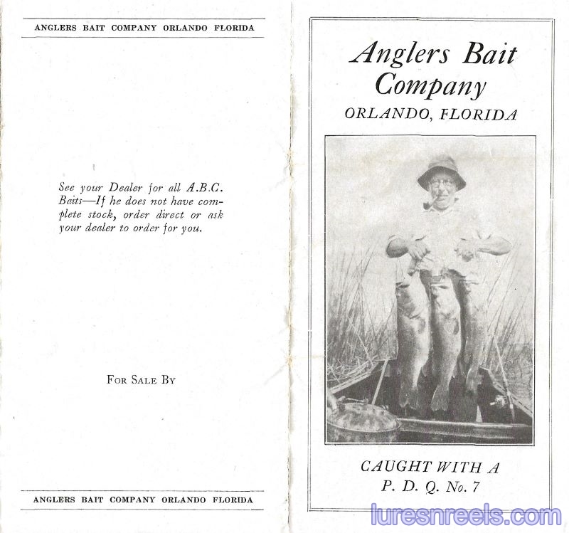 Anglers Bait Company Box Brochure