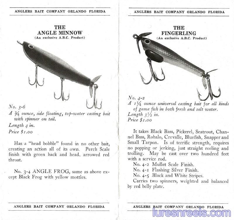 Anglers Bait Company Box Brochure