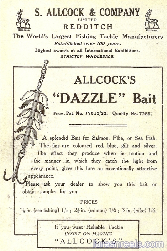 S ALLCOCK and COMPANY 1922 Ad 