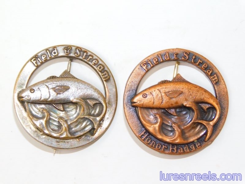 Field & Stream Shark Pins Badges