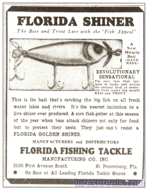 Florida Fishing Tackle Co 1940 Tampa Bay Times Newspaper Ad 