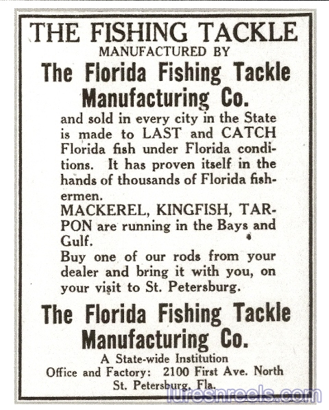 Florida Fishing Tackle Mfg. Co. Barracuda Fishing Lures