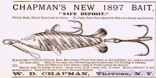 W D Chapman Antique Fishing Lure History
