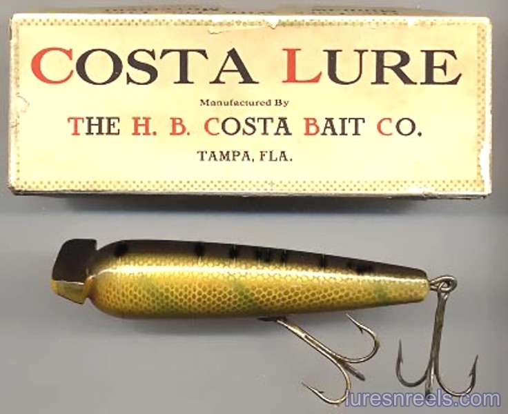 H.B. Costa Bait Co. Fishing Lures
