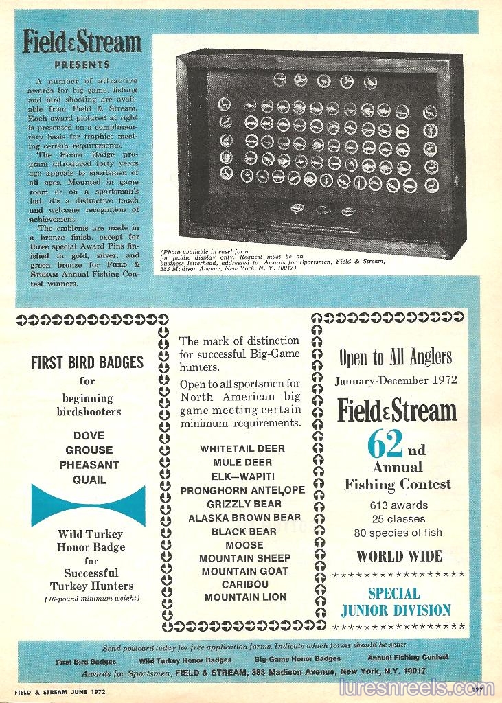 Field & Stream Pins Badges