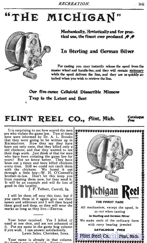 C H Wisner Reels