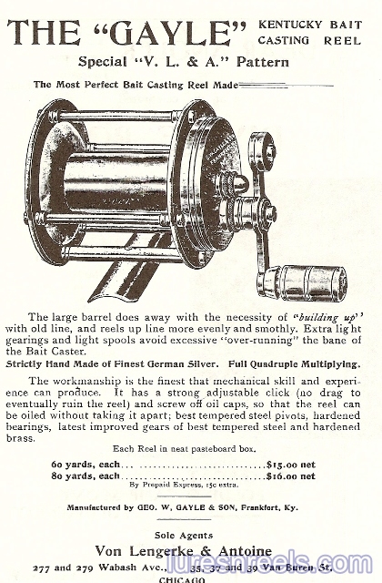 Geo W Gayle reels