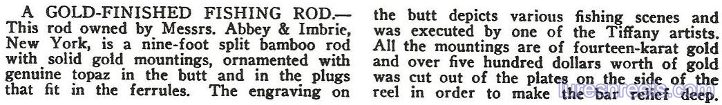 gold fishing reel & rod