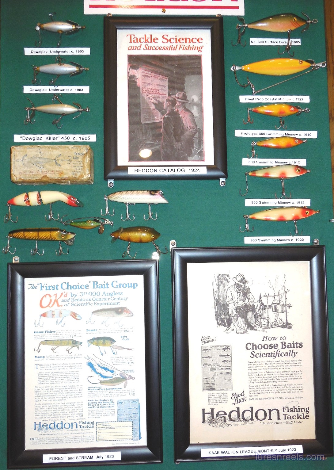 James Heddon's Sons lures