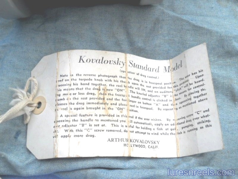 Arthur Kovalovsky reels