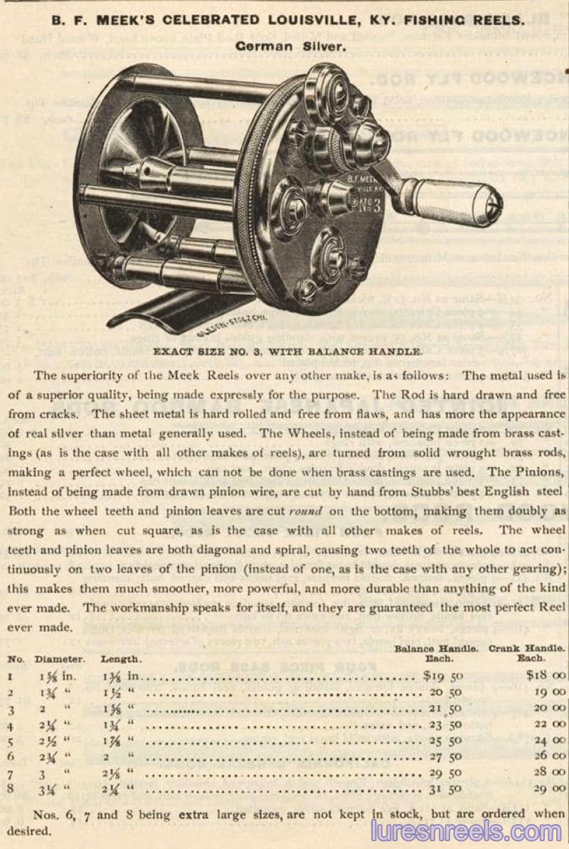 Kochs Engraved Meek Reel