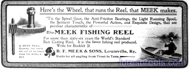 B F Meek and Sons 1902 Ad