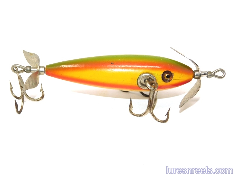 Scarce Early Pflueger Globe Lure with Neverfail Hardware made in