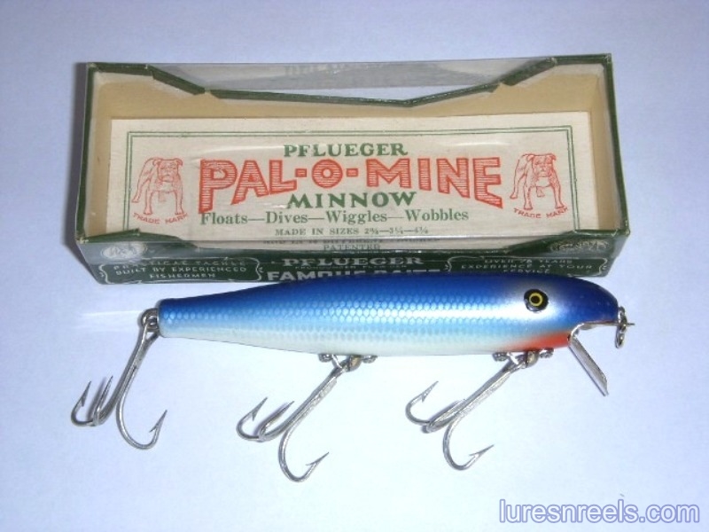 Enterprise Mfg. Co. Pflueger Fishing Lures and Boxes