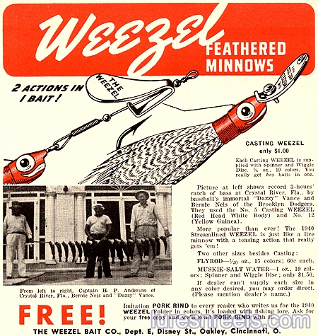 Dazzy Vance & Co Lures