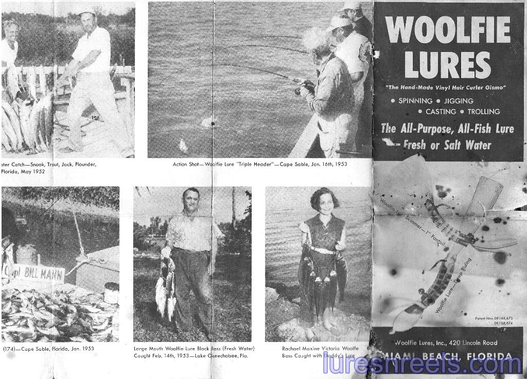 Ernie Woolfe WOOLFIE lures